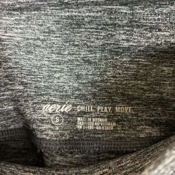 Aerie Gray Chill Play Move Leggings Women's Small Side Pockets - Picture 5 of 9